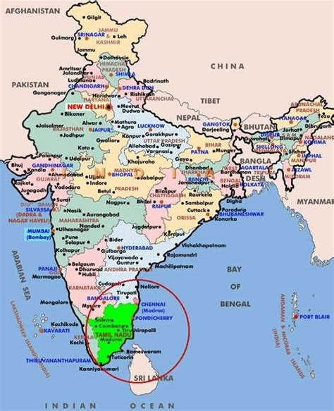 After installing the software, you can see the whole globe and start searching for kerala, tamilnadu and karnataka and go to the nearest places of your choices. Map of Tamilnadu in India (Source:... | Download Scientific Diagram