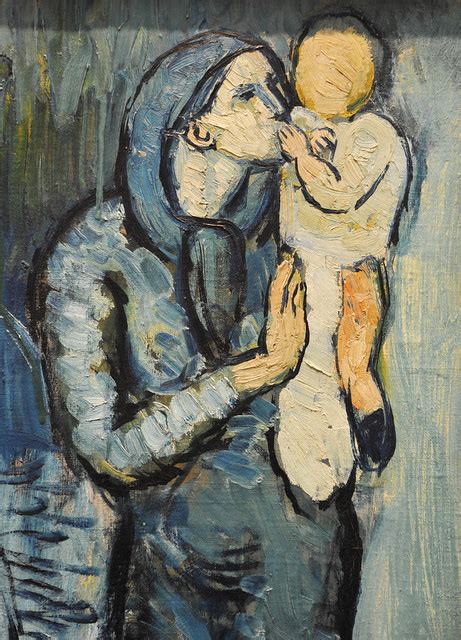Picasso Mother And Child By A Fountain 1901 Detail Metropolitan