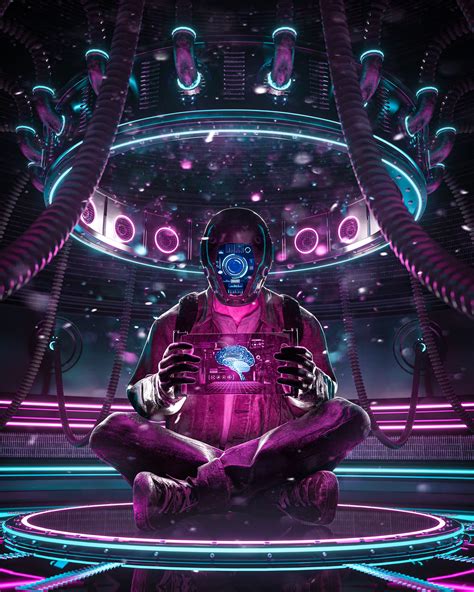 Engwind Art 25 On Behance Neon Cyberpunk Cyberpunk Art Cyberpunk