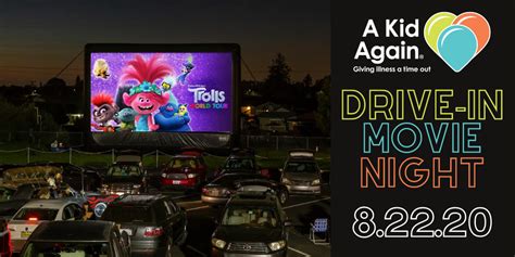 Mission tiki is showing double features nightly on four screens. Drive-In Movie Night - A Kid Again