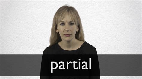 How To Pronounce Partial In British English Youtube