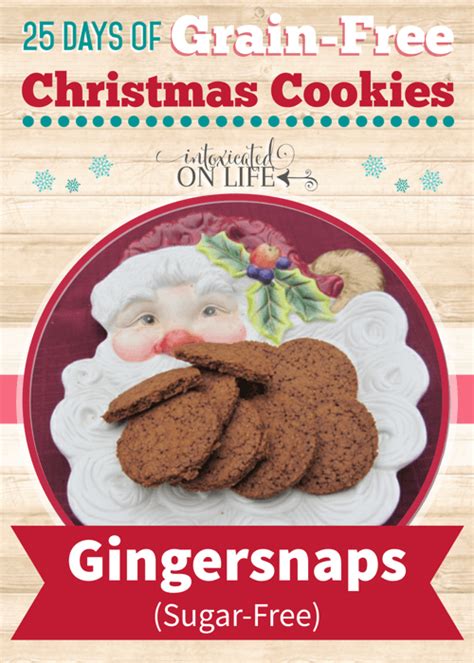 These tasty date oatmeal cookies use the natural sweetness of the dates rather than any added sugar to make a relatively healthy, easy and delicious treat. Grain-Free, Sugar-Free Gingersnap Cookie Recipe