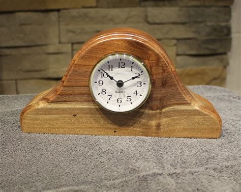 Wooden Mantle Clock By Dvwoodworking On Etsy Mantel Clocks Wood Clocks