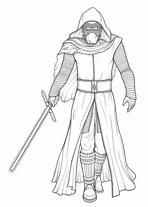 La plus grande collection d'images mignonnes sous la forme d'animaux, de monstres de bonbons, de licornes. Kylo Ren Coloring Page Unique Kylo Ren Coloring Pages Best ...