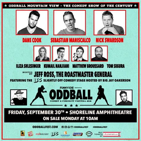 Funny Or Die Presents Oddball Comedy And Curiosity Festival 2016 At Shoreline Amphitheatre In