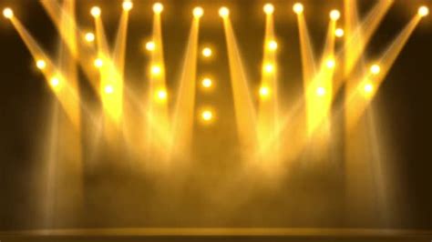 Yellow Stage Lights Motion Graphics Videohive