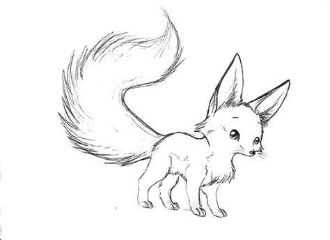 Cute Fox Coloring Pages At Free Printable Colorings