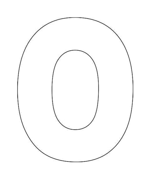 Free Printable Letter O Template