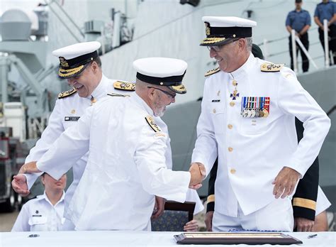 Royal Canadian Navy Welcomes New Commander Of Its East Coast Fleet