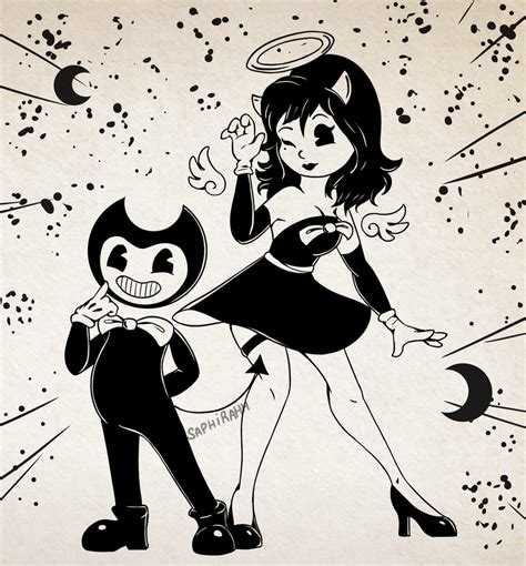 Bendy X Alice Bendy And The Ink Machine By Saphirahh On Deviantart