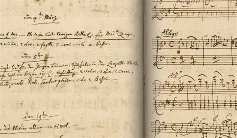 You Can Now Take A Peek At Mozarts Musical Diary Wqxr Blog Wqxr