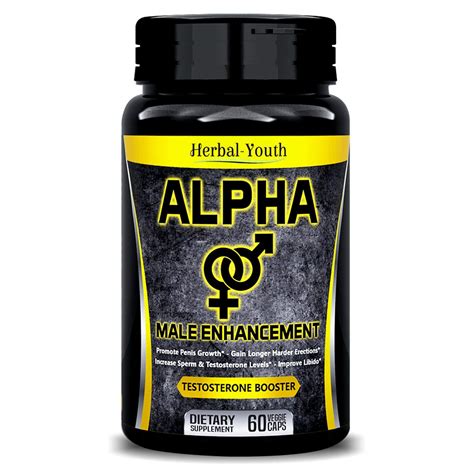 Alpha Male Enlargement Pills 100 Natural Supplements Health N