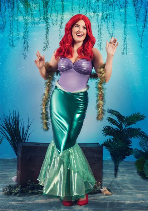 disney little mermaid ariel deluxe costume for women
