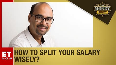 how to split your salary between savings spending and investing the money show youtube