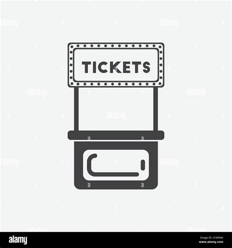 Carnival Ticket Booth Royalty Free Vector Image Stock Vector Image