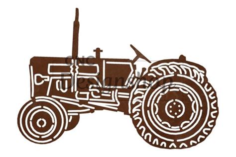 Simple Tractor Dxf File For Cnc