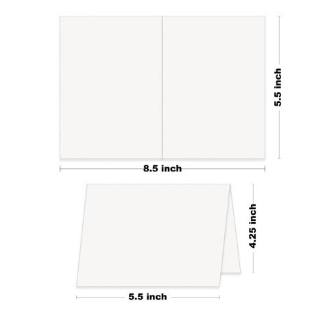 Bulk Blank A2 Folded Note Cards For Party Invites And Thank You Cards