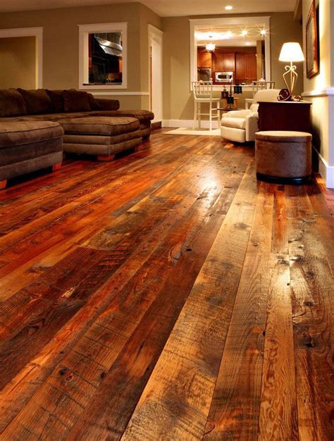 44 Inspiring Rustic Wooden Floor Living Room Design