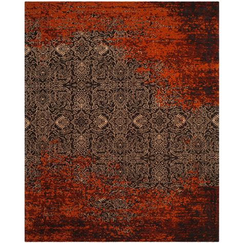 Safavieh Classic Vintage Rustbrown 8 Ft X 10 Ft Area Rug Clv224a 8