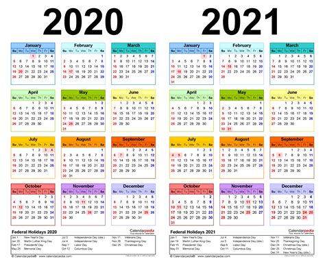 They are even small enough to fit into your handbag or put a magnet this year, i have included both an aqua and pink backing boards, as well as a bonus printable envelope for your 2021 mini calendar. 2020-2021 Two Year Calendar - Free Printable Word Templates