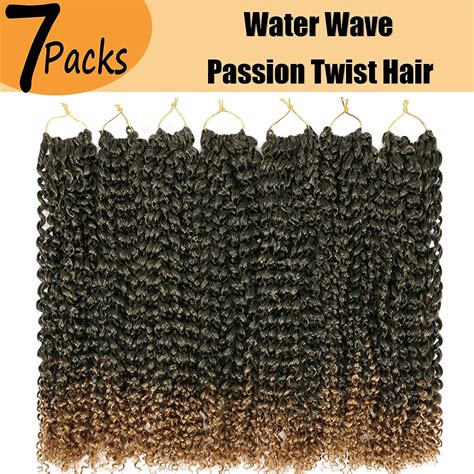 Buy Passion Twist Hair 18inch Water Wave Crochet Hair For Black Women Passion Twists Braiding