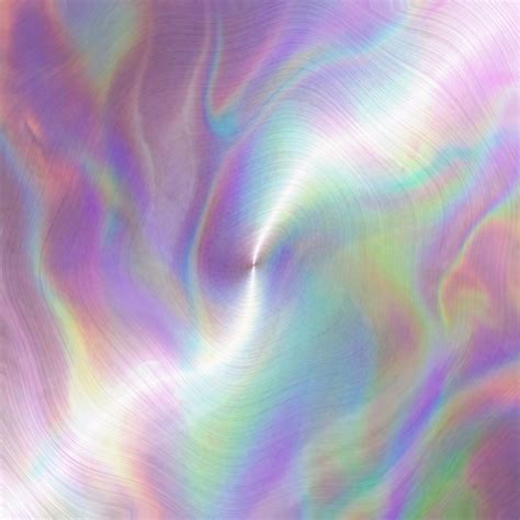 Iridescent Holographic Radial Metal Texture 3 Holographic Wallpapers