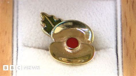 poppy pins made from battlefield shells and mud bbc news
