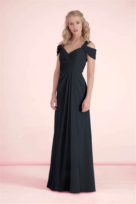 Grecian Black Bridesmaid Dress From Kelsey Rose Black Bridesmaids
