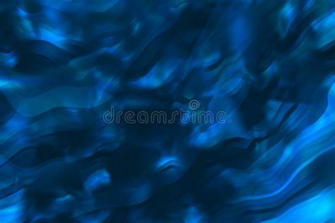 Set Of Flowing Blue Wave Lines Stock Vector Illustration Of Blank