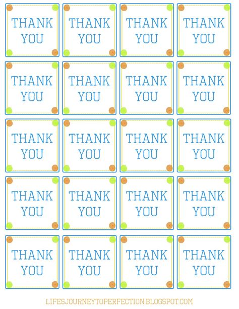 Show your baby shower guests your appreciation by using these thank you tags tied to a nice party gift. Life's Journey To Perfection: Thank You Baskets with Free ...