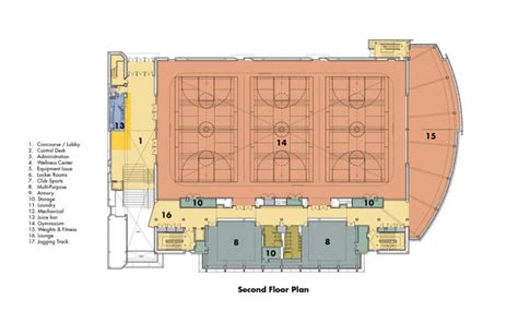 Rec Center Floor Plans