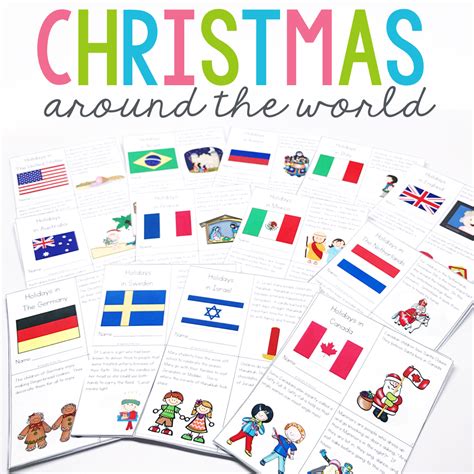 Holidayschristmas Around The World Unit And Mini Books Education To