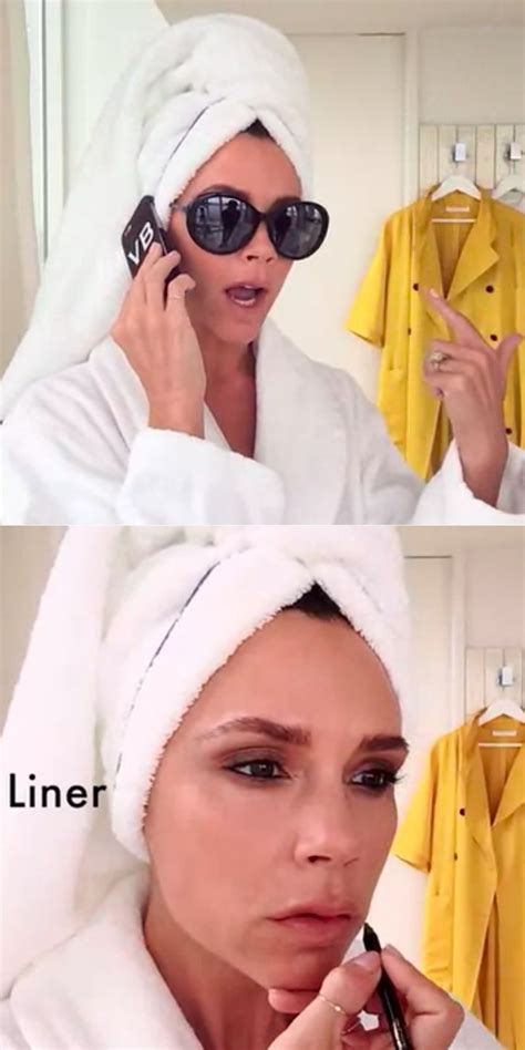 You Need To See This Video Of Victoria Beckham S Make Up Skills Victoria Beckham Makeup
