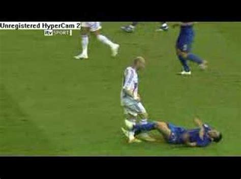 Zidane explains the reason of the headbutt, and what materazzi said to him. Zidane Headbutt - YouTube