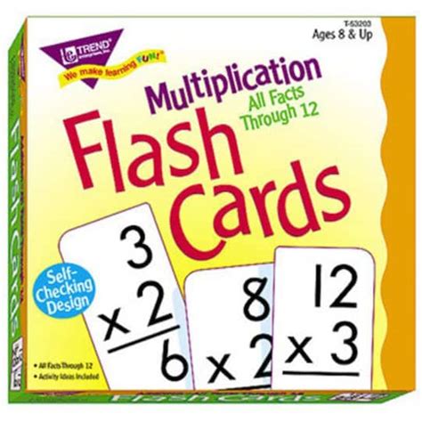 Trend Enterprises® Multiplication 0 12 All Facts Flash Cards Michaels