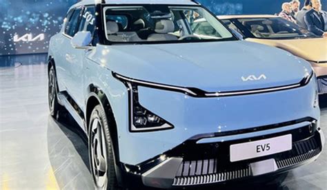 Kia Unveils Electric Suv Ev5 Reveals Two Concepts Details Here The Week