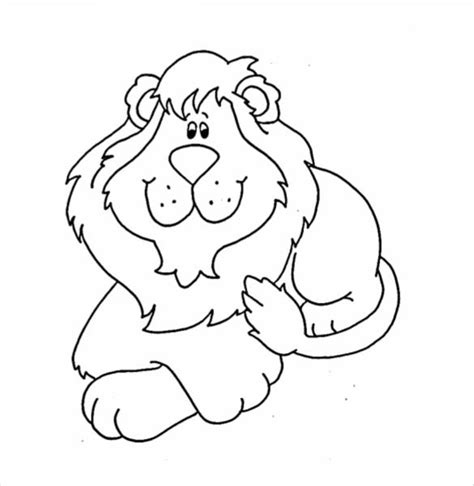 Buy the best and latest myanmar cartoon on. Lion Drawing Template - 15+ Free PDF Documents Download ...