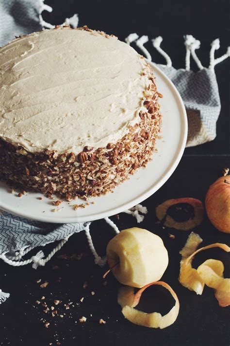 Vegan Apple Spice Cake With Maple Buttercream Frosting Recipe By Hot