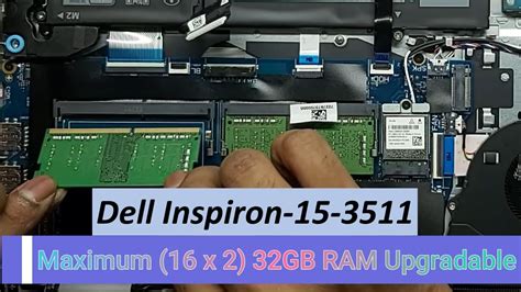 Upgrade Ram Dell Inspiron 15 3511 Series 11th Gen Laptop And Disassembly