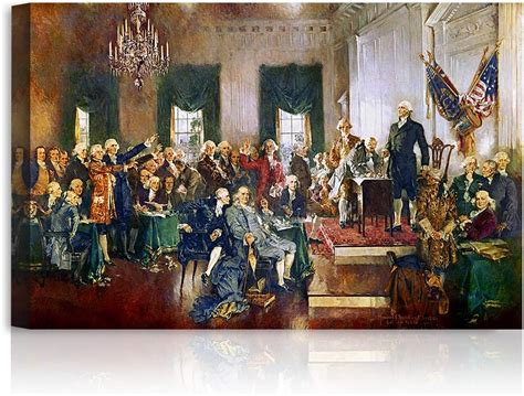 Aandt Artwork Scene At The Signing Of The Constitution Of The United States The World