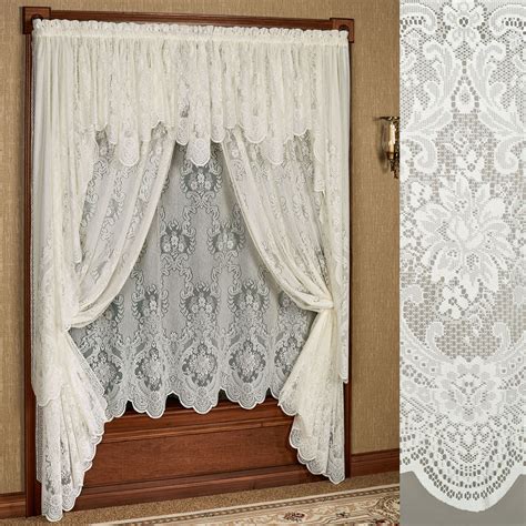 Vanessa Lace Long Swag Valance Window Treatment