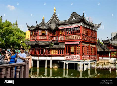 Das Alte Huxinting Teehaus In Shanghai China Stockfotografie Alamy