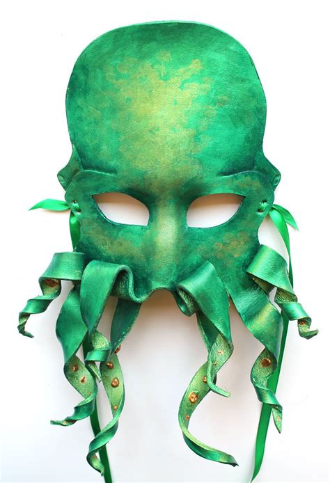 Leather Octopus Mask Cthulhu Halloween Art Projects Cthulhu Tattoo