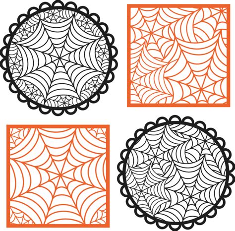 Spiderweb Overlays SVG cutting files halloween svg cutting files free