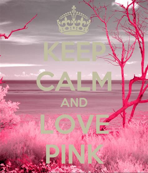 Keep Calm And Love Pink Poster Pinklover And Harry