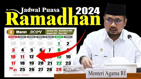 Puasa Ramadhan 2024 Jatuh Pada Tanggal Berapa 1 Ramadhan 2024 Tahun