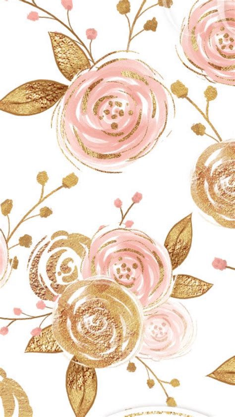Pink Gold Flower Wallpapers 4k Hd Pink Gold Flower Backgrounds On