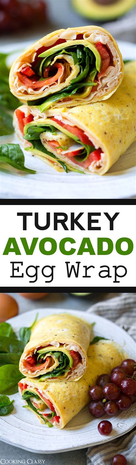Turkey Avocado Egg Wrap Recipe This Is So Delicious And Quick To Make