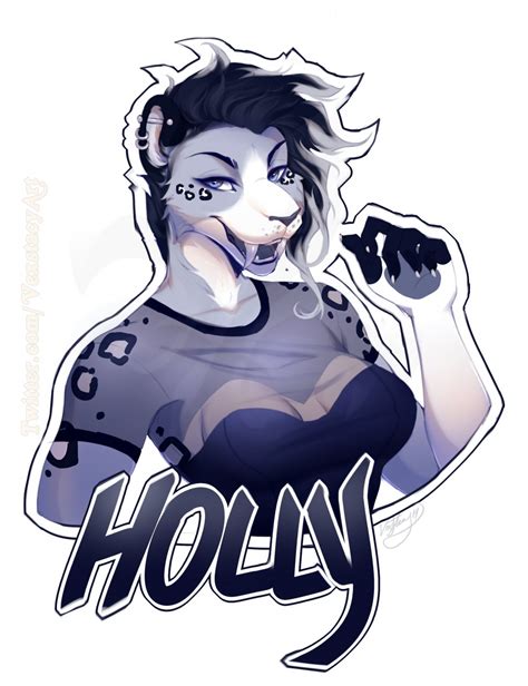 Mix & match this t shirt with other items to create an avatar that is unique to you! Holly 60$ MFF badge commission — Weasyl