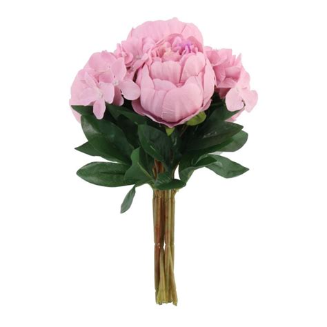 Le bouquet lumiere du cœur. bouquet de pivoines roses fleur artificielle decoration de fete